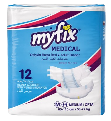 MyFix Hasta Bezi M 12'li